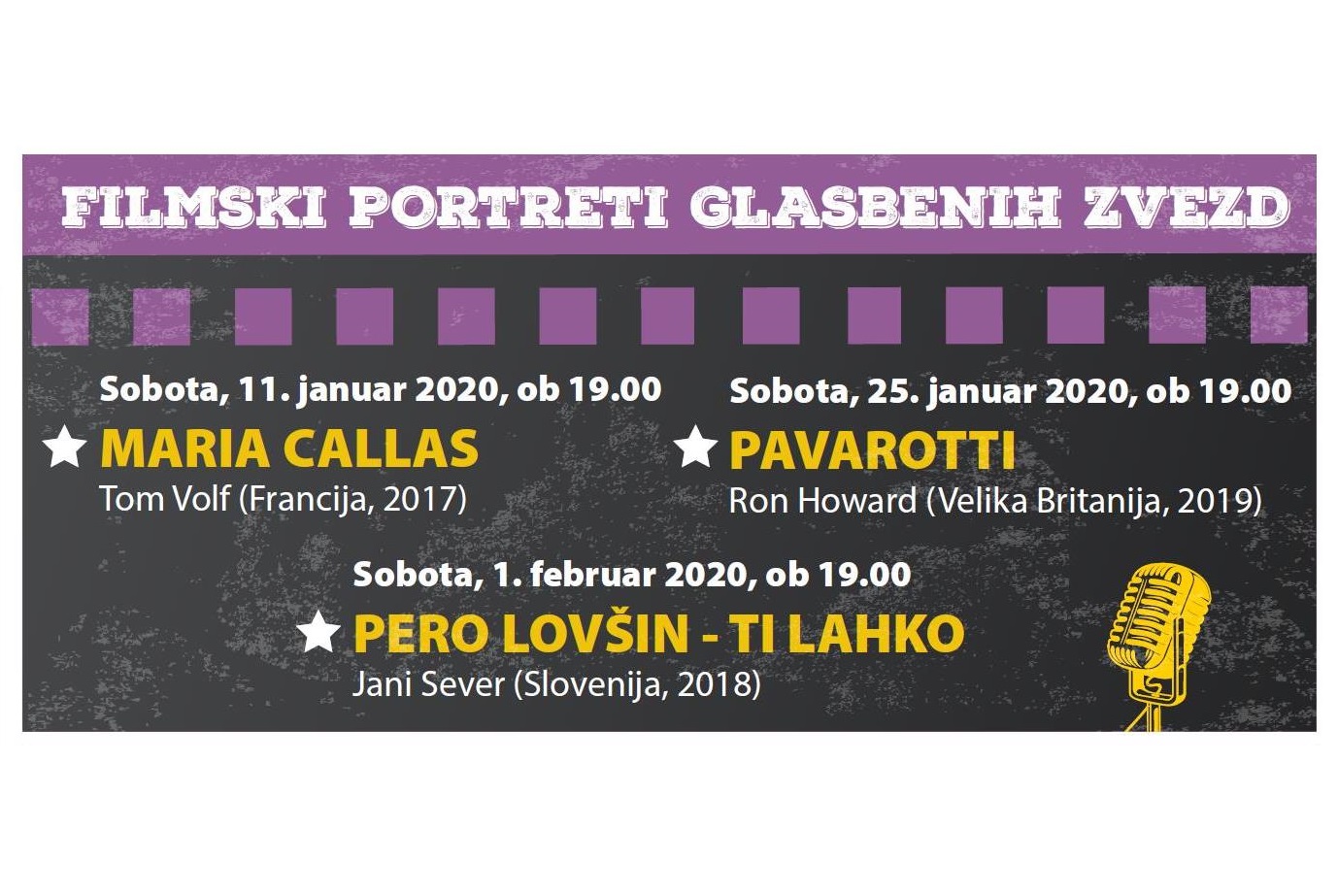 Od donečih angelov do hropeče zveri - Filmski portreti glasbenih zvezd 2020